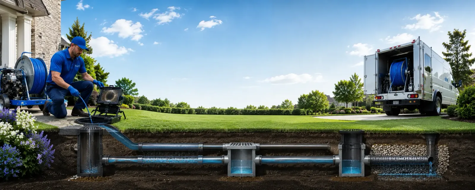 Outdoor drain cleaning information for Sawyerville, IL